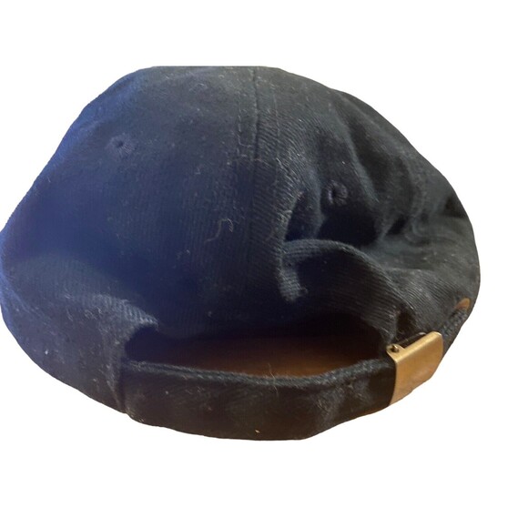 Black Atlantic Hyundai Baseball Cap Adjustable Bullet Line Headwear Buckle Back - Picture 2 of 3
